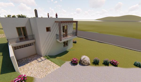 Μεζονέτα διώροφη υπό κατασκευή #1